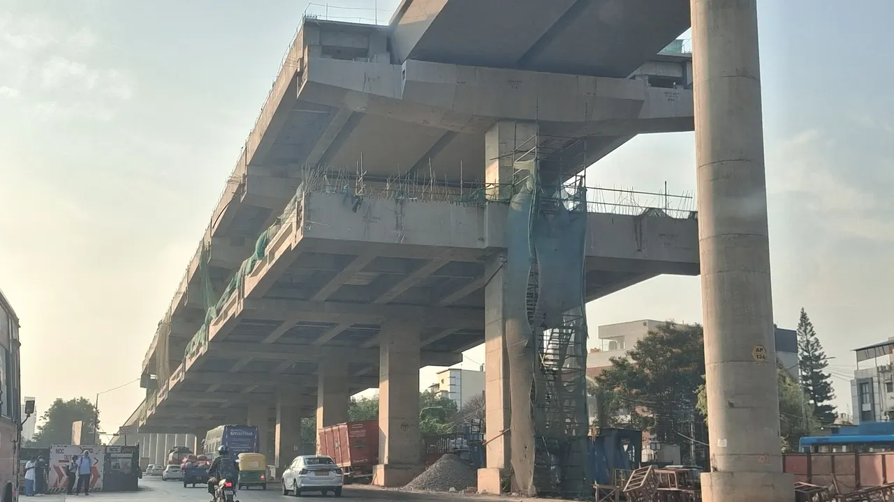 HBR Layout metro station (April 2026).