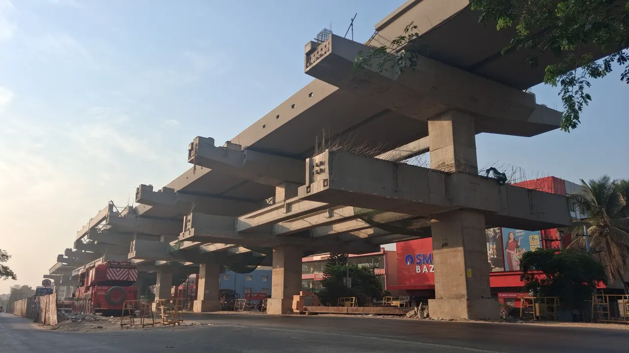 Horamavu metro station (April 2026).