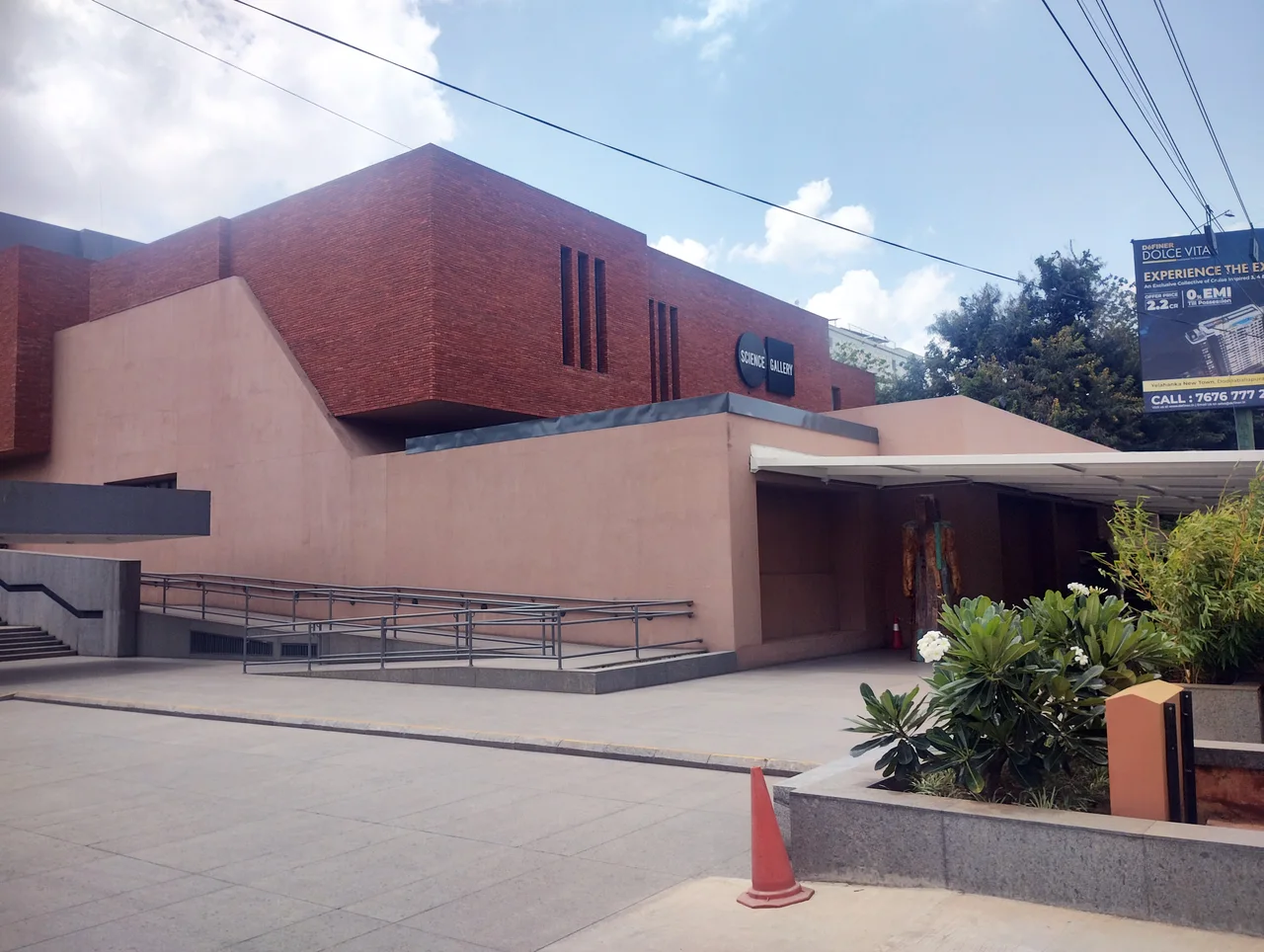 Science Gallery Bengaluru on Bellary Road, photographed in July 2025.