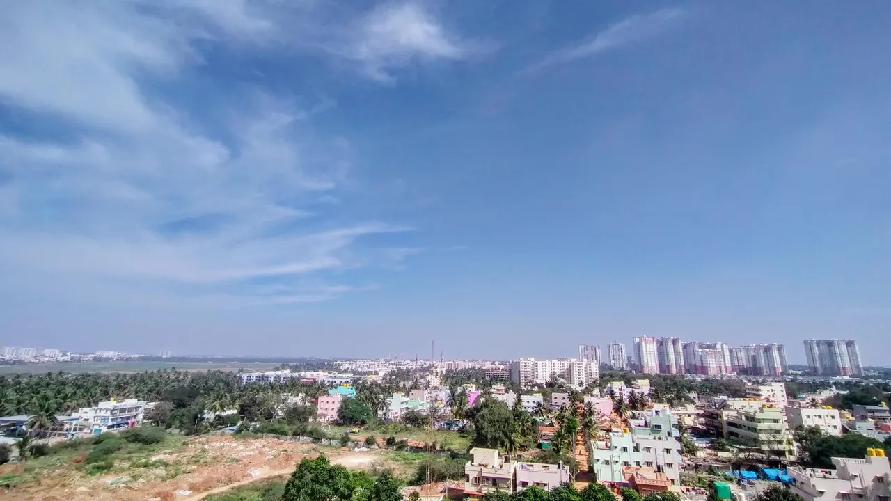 Skyline of Varthur, Bangalore.