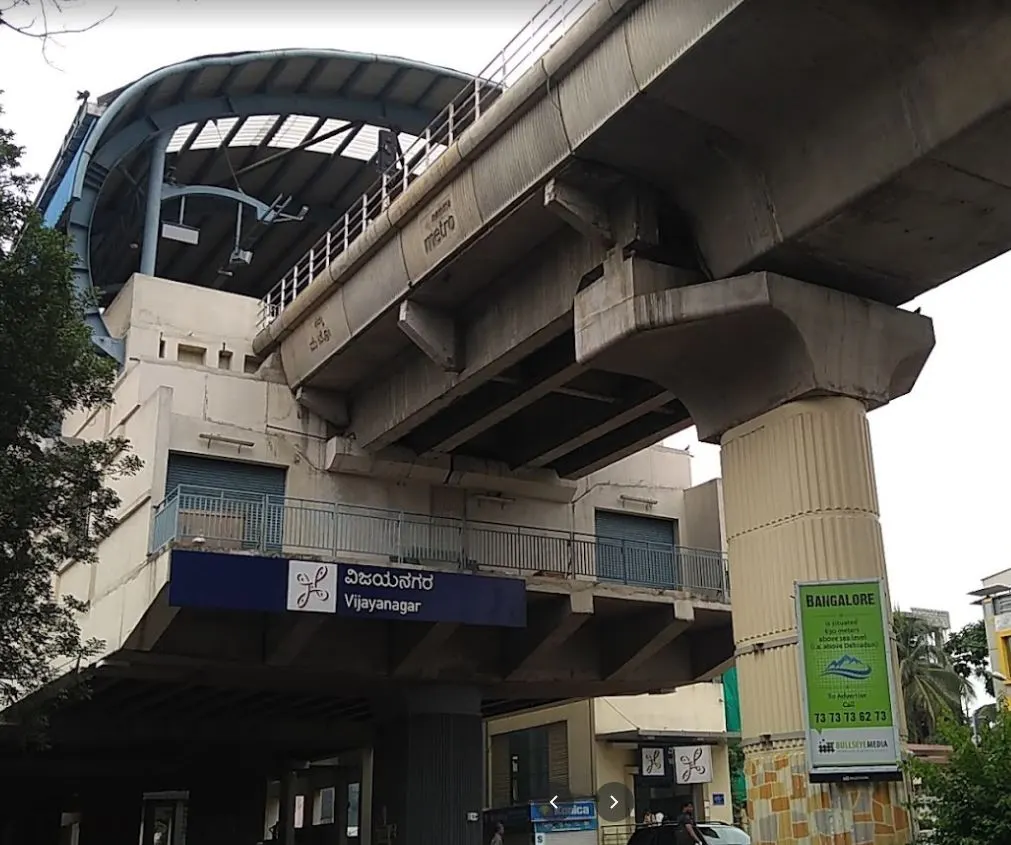 Vijayanagar Metro Station.